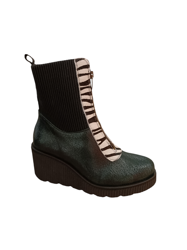 Bota Sole004 cebra verde Nival