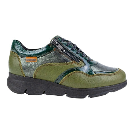 Zapato cremallera verde 54060 Baerchi