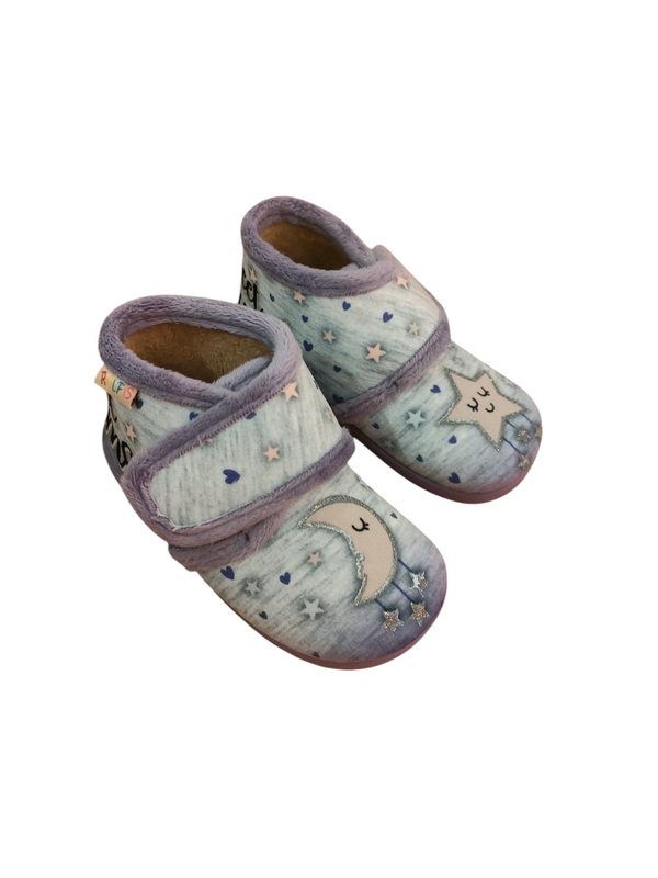 Zapatilla bota luna estrella 6319