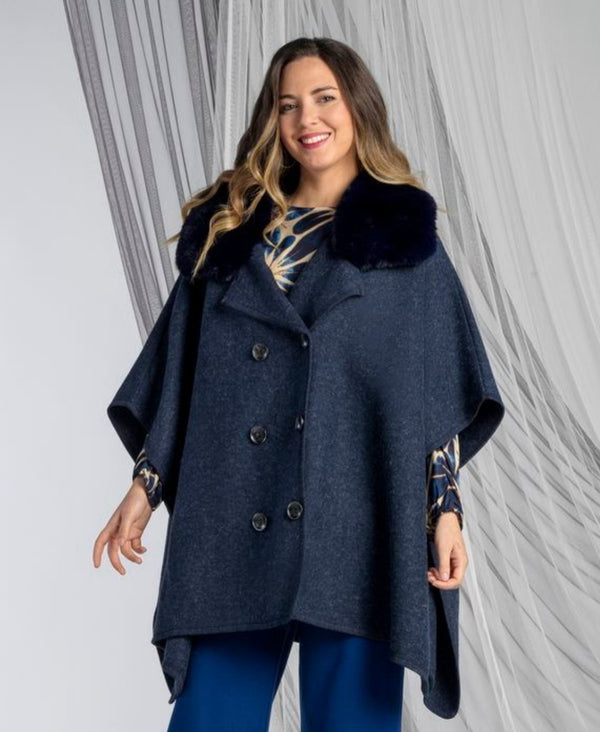 Poncho marino 5256 de Amichi