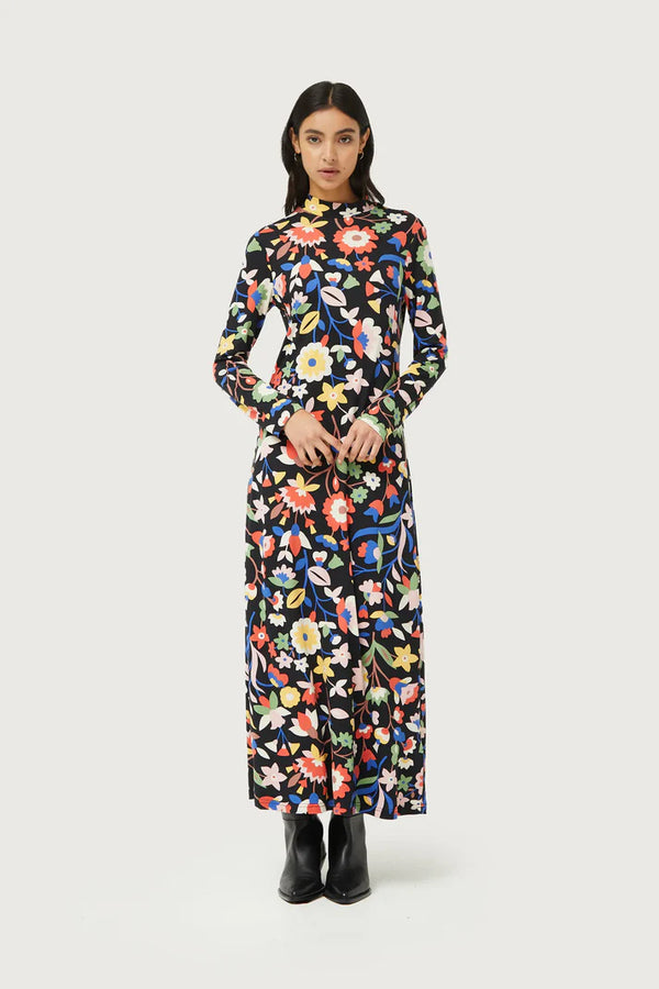 Vestido largo flores 43C/12001