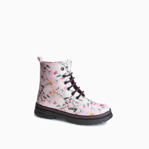 Bota niña flores rosa 434075